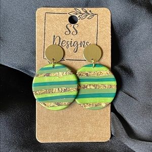 Polymer clay earrings